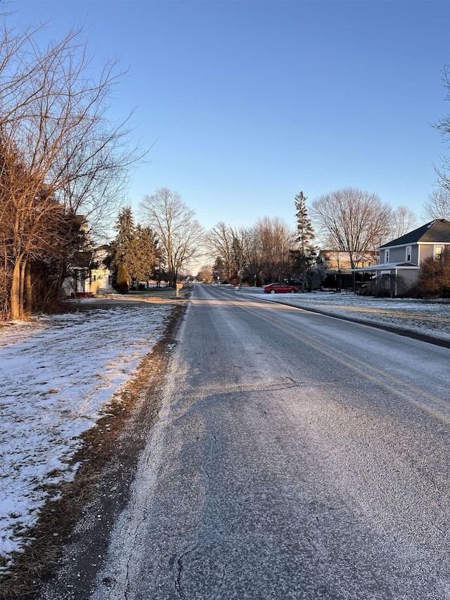 view of road