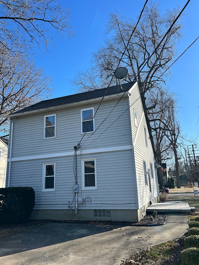 view of back of property