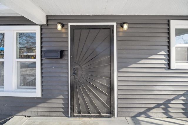 view of entrance to property