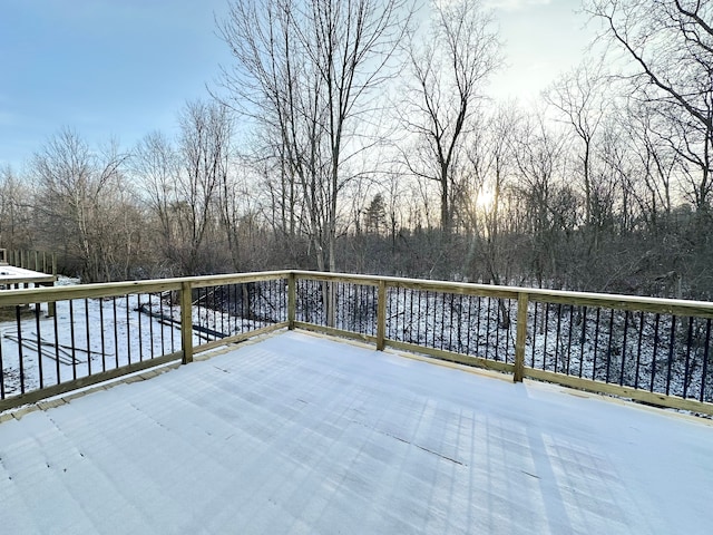 view of deck