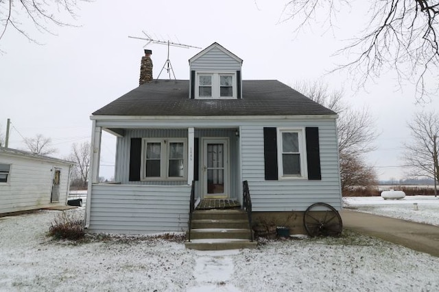 view of front of home