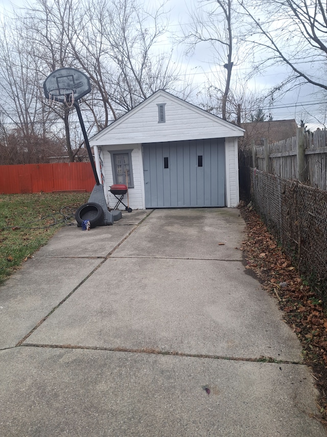 view of outbuilding