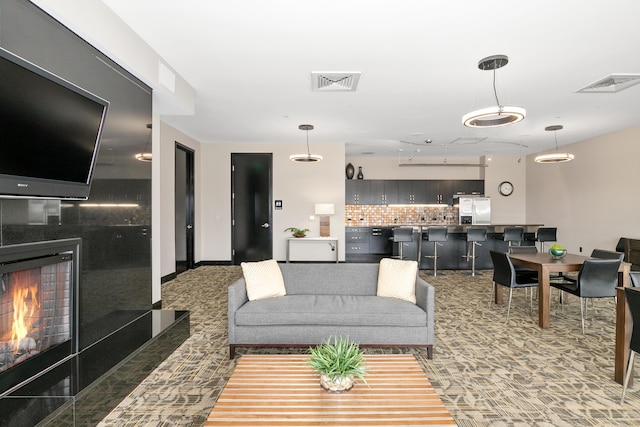 335 Bridge St NW Unit 2602, Grand Rapids, MI 49504 - view of carpeted living room