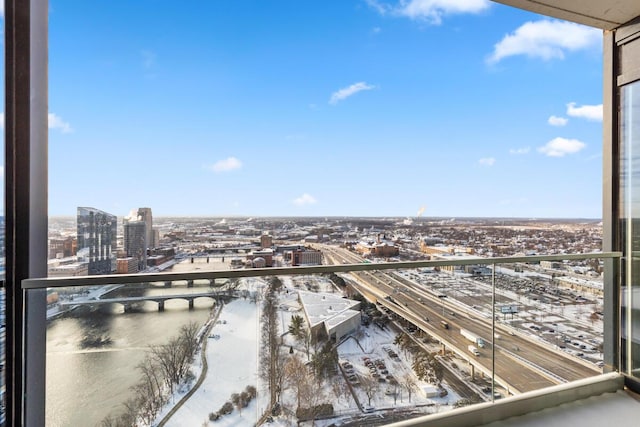 335 Bridge St NW Unit 2602, Grand Rapids, MI 49504 - balcony with a view of city