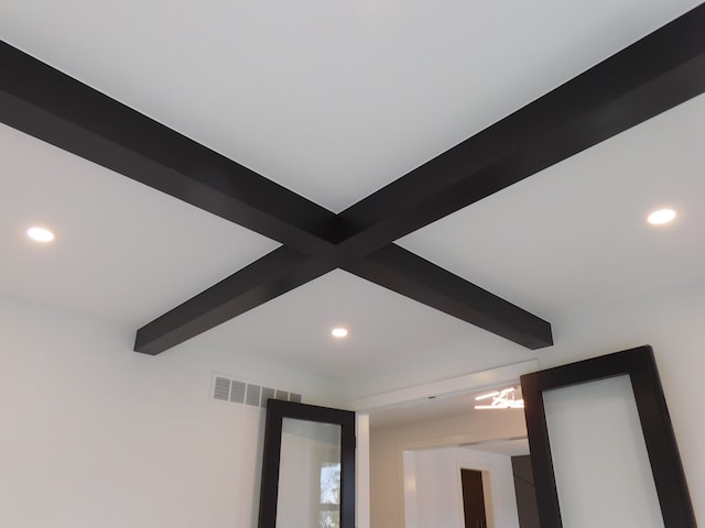 room details with beamed ceiling