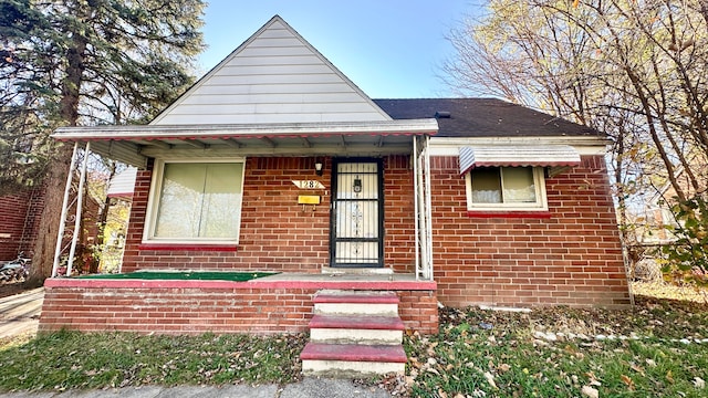 view of bungalow-style house