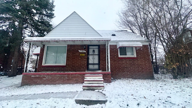 view of bungalow