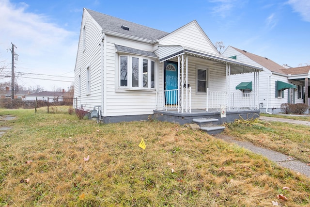 bungalow with covered porch