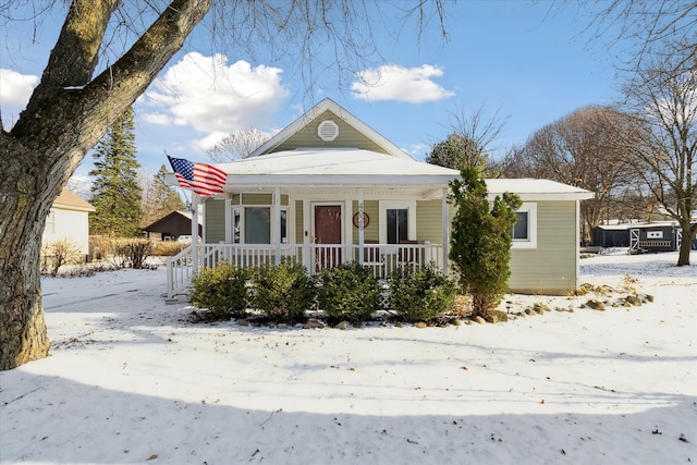 view of bungalow