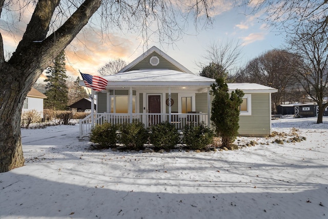 view of bungalow