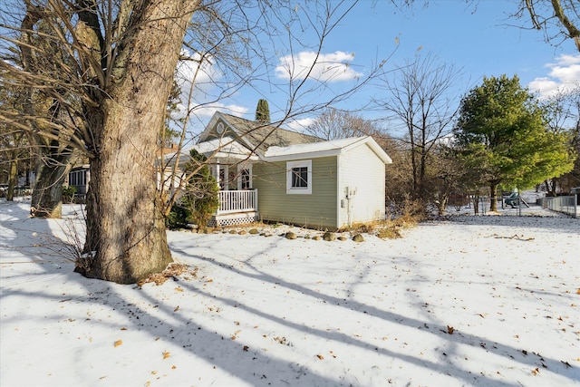 view of front of property