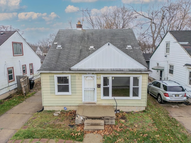 view of bungalow-style home