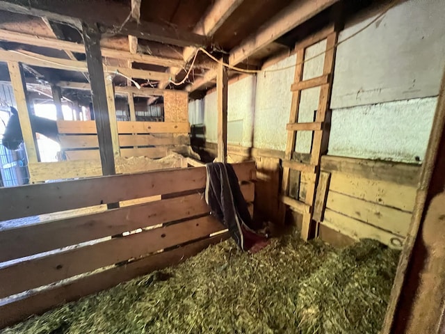 view of horse barn