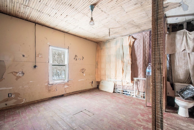 miscellaneous room featuring wood ceiling