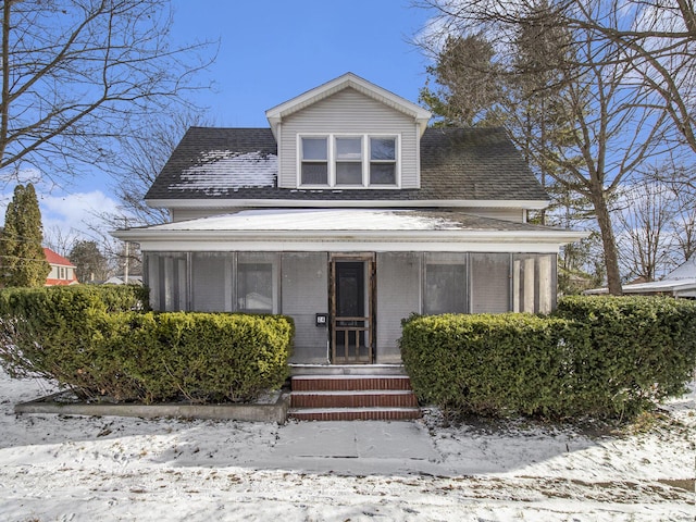 view of front of home