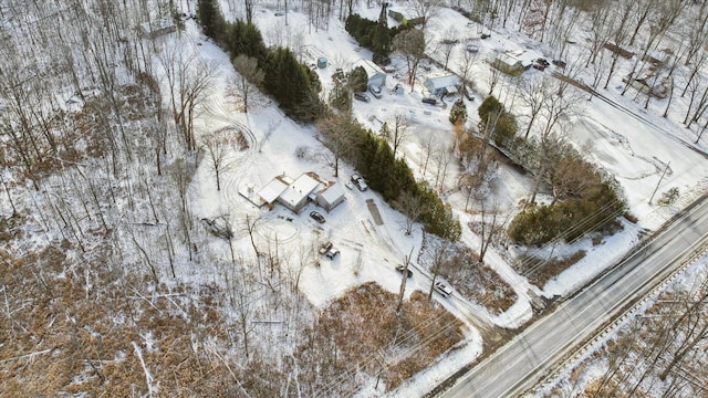 4643 Waldon Rd, Clarkston, MI 48348 - view of snowy aerial view