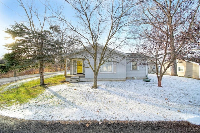 view of front of home