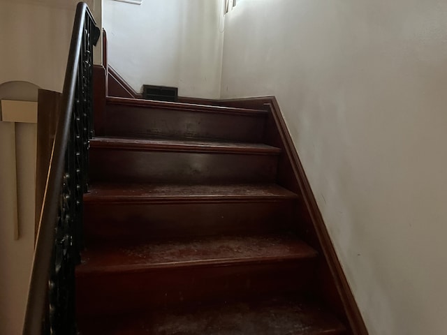 view of stairs