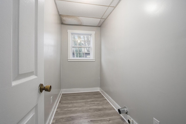 596 Superior St, Benton Harbor, MI 49022 - unfurnished room with wood finished floors and baseboards