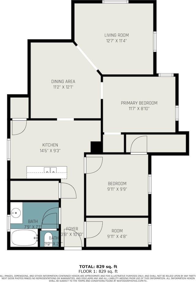596 Superior St, Benton Harbor, MI 49022 - view of property floor plan