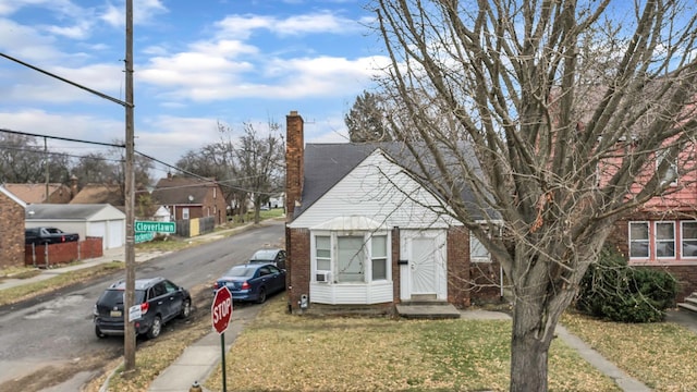 view of bungalow-style home