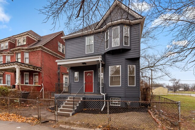 view of front of home