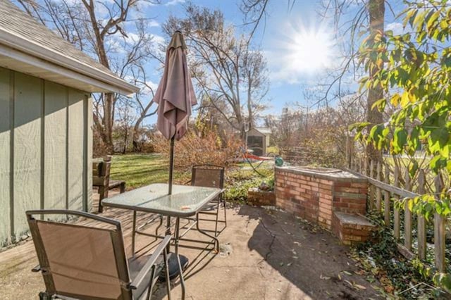 view of patio