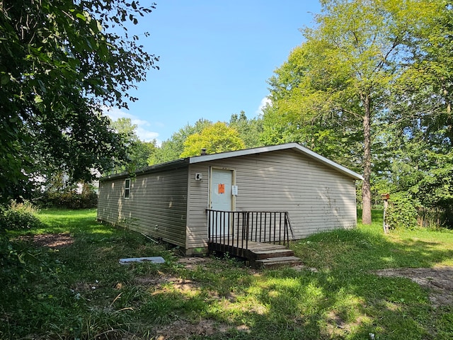 view of outbuilding