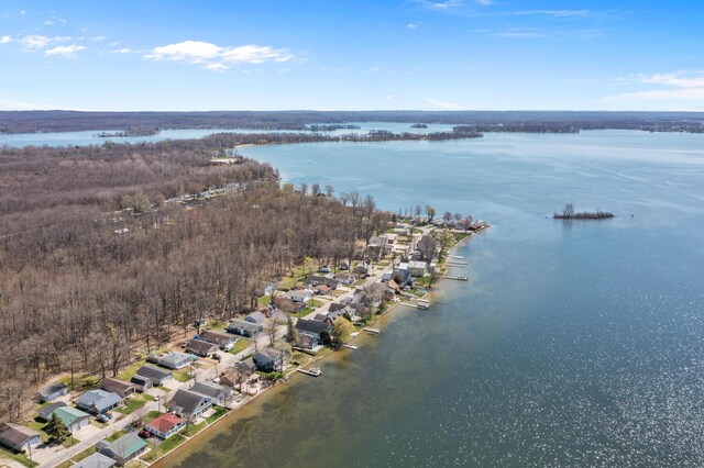 2008 Parker Dr, Wayland, MI 49348 - birds eye view of property with a water view