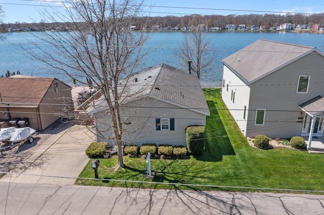 2008 Parker Dr, Wayland, MI 49348 - bird's eye view with a water view