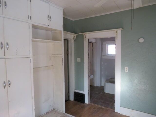 unfurnished bedroom featuring hardwood / wood-style floors