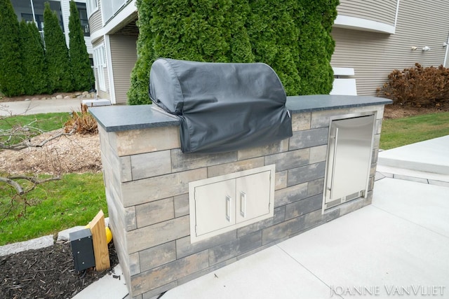 585 Crescent Dr, Holland, MI 49423 - view of patio / terrace with a grill and exterior kitchen