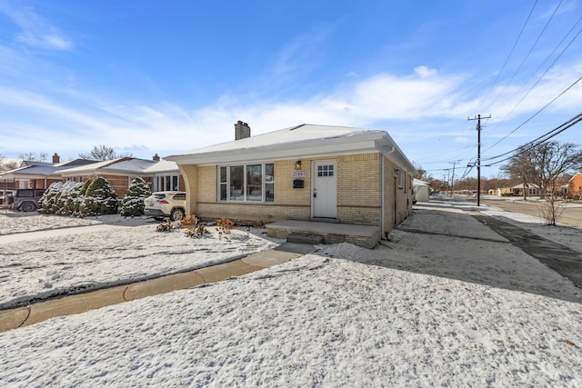 view of bungalow-style home