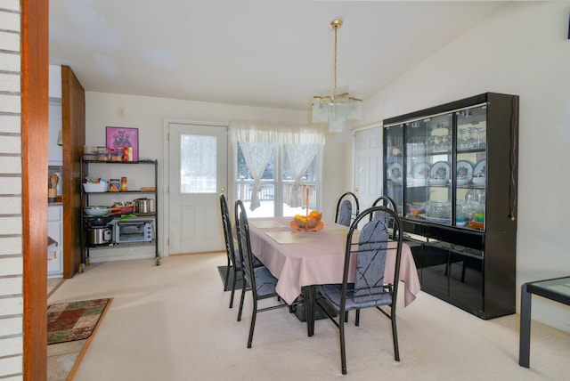 44080 Marlson Ave, Novi, MI 48375 - carpeted dining space with a chandelier