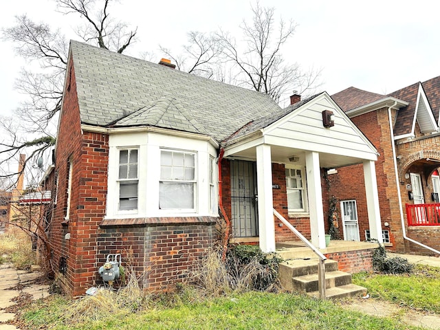 view of front of property