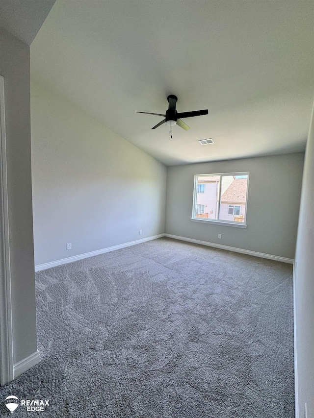 31007 Gregory St, Grand Blanc, MI 48439 - empty room featuring carpet floors, ceiling fan, and baseboards