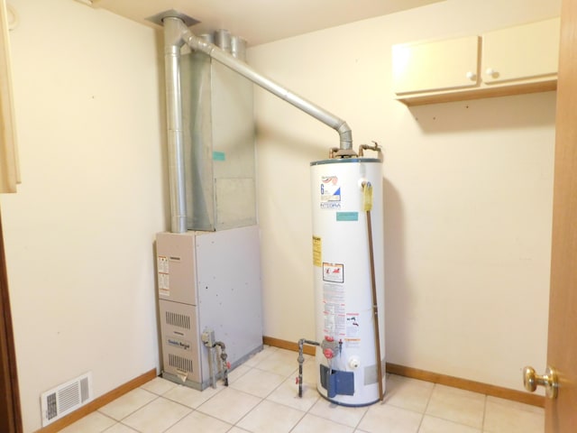 utilities featuring gas water heater