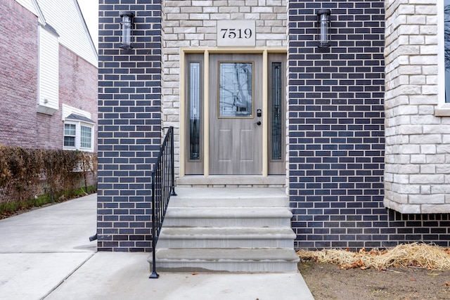 view of entrance to property