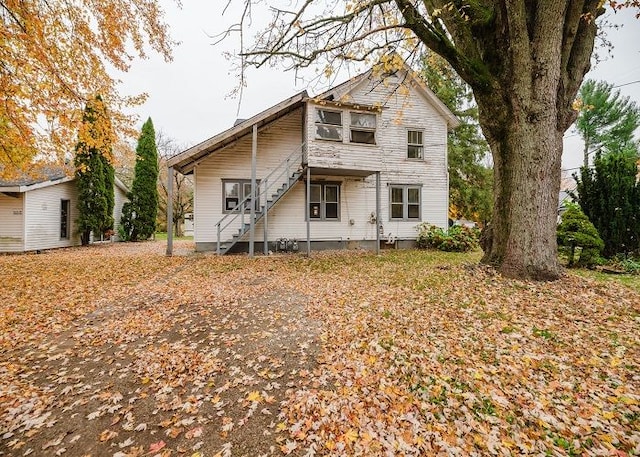 view of back of property