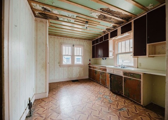 kitchen featuring sink