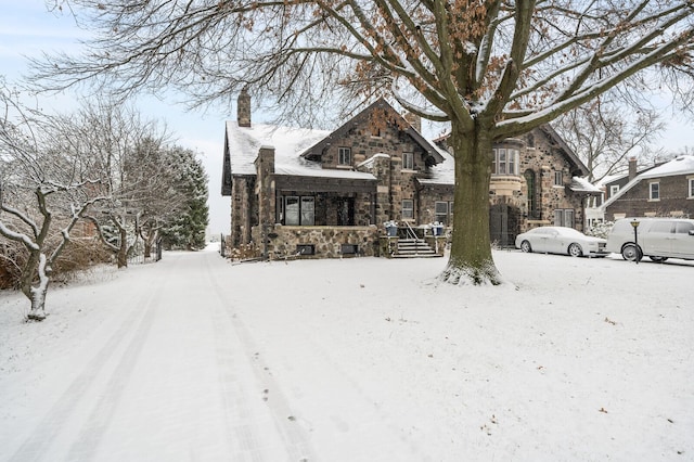 view of front of home