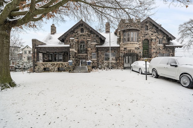 view of front of property