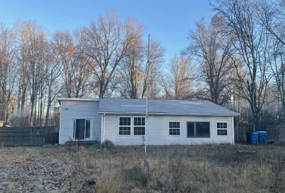 view of back of property