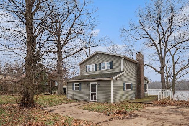 view of rear view of property