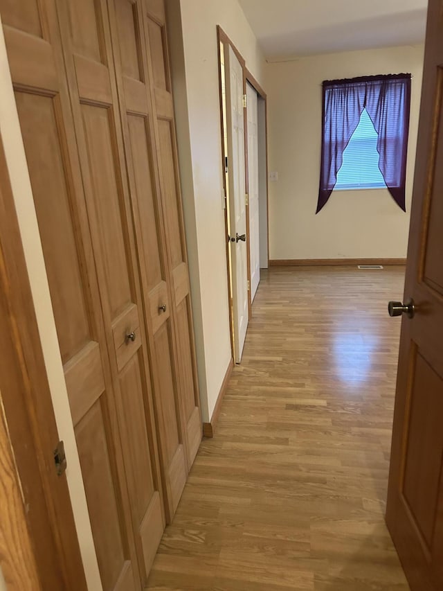 832 E Park Dr, Niles, MI 49120 - hall featuring light wood-style flooring and baseboards
