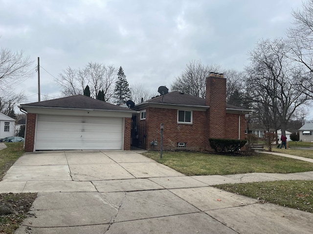 view of home's exterior featuring a lawn