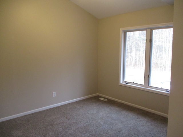 empty room featuring carpet