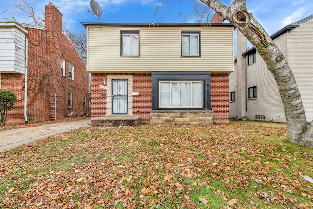 view of front of home