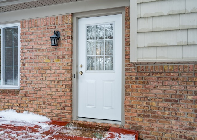 view of entrance to property