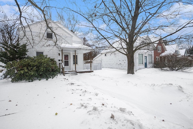 view of front of home